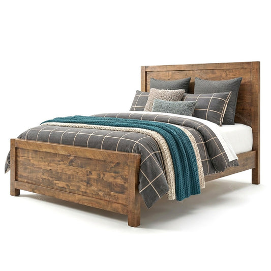 Lit en bois massif Meta Sequoia