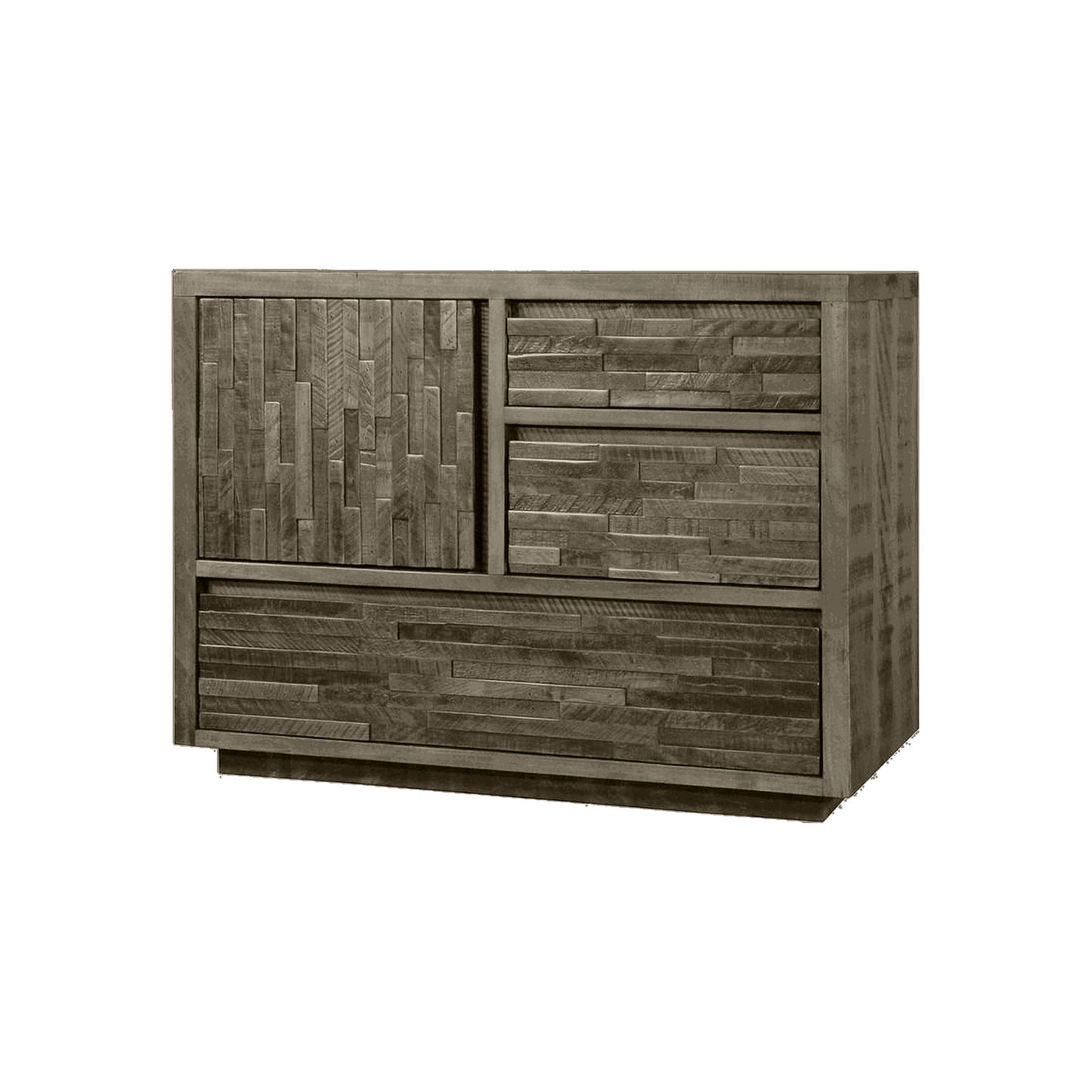Ledge Rock 3 Drawer 1 Door Chest