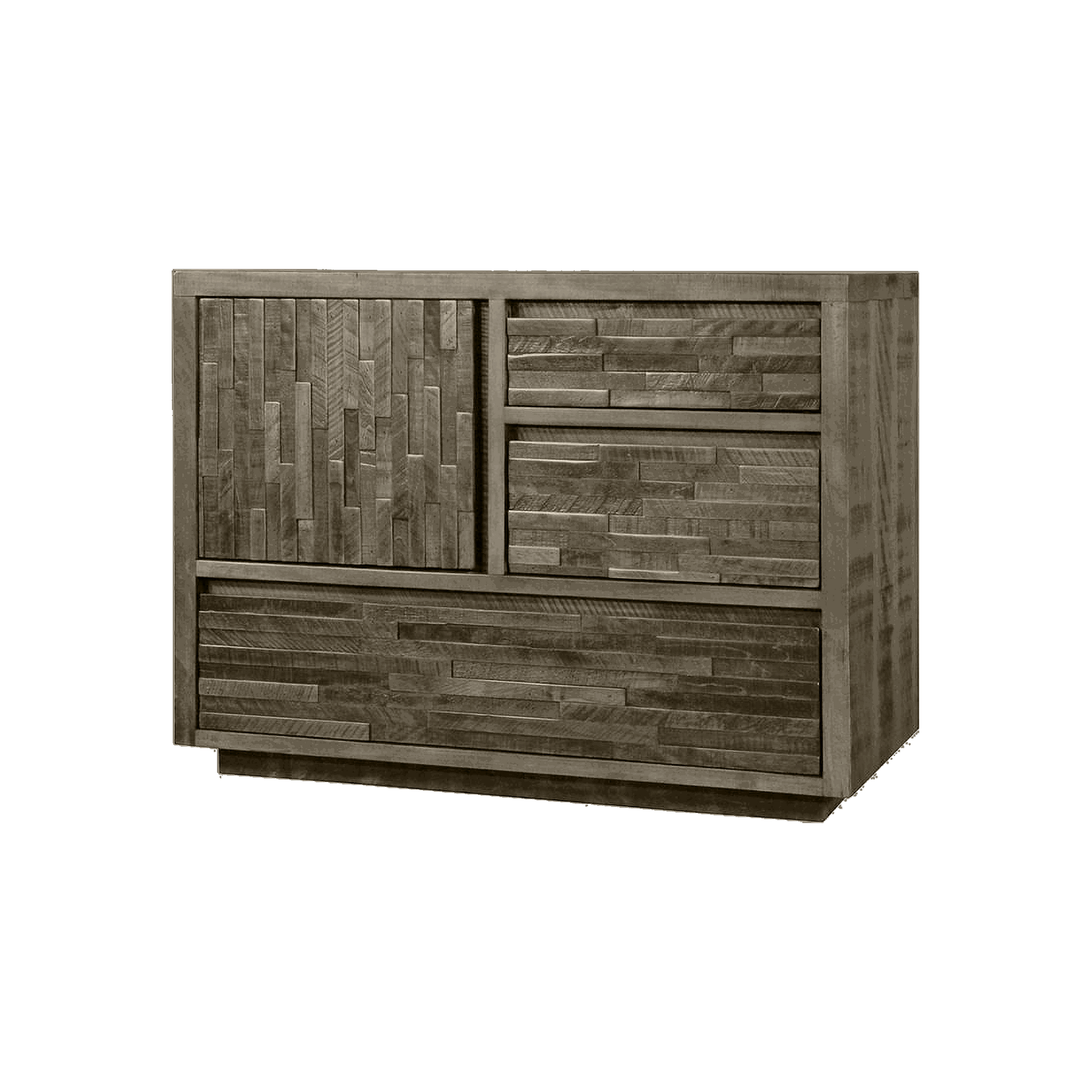 Ledge Rock 3 Drawer 1 Door Chest