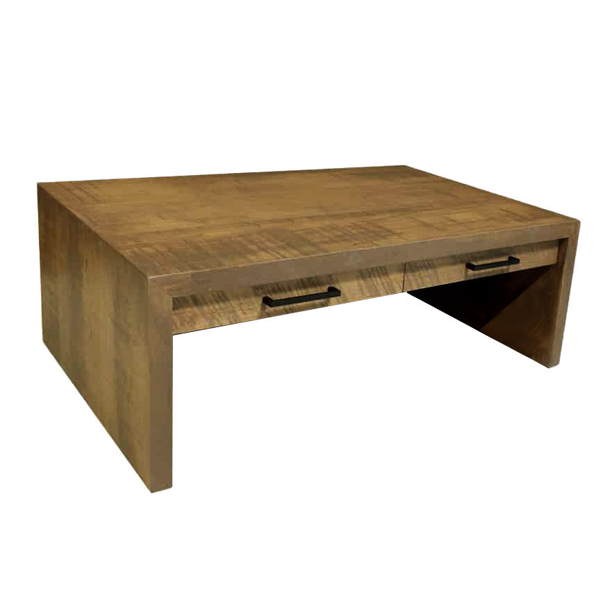 Luxora Solid Wood Coffee Table With Drawers