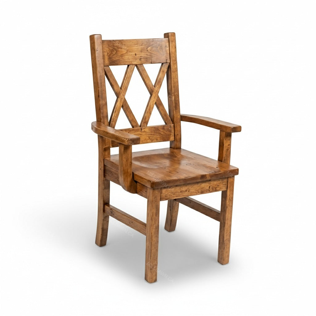 Cross Creek Solid Wood Arm Chair