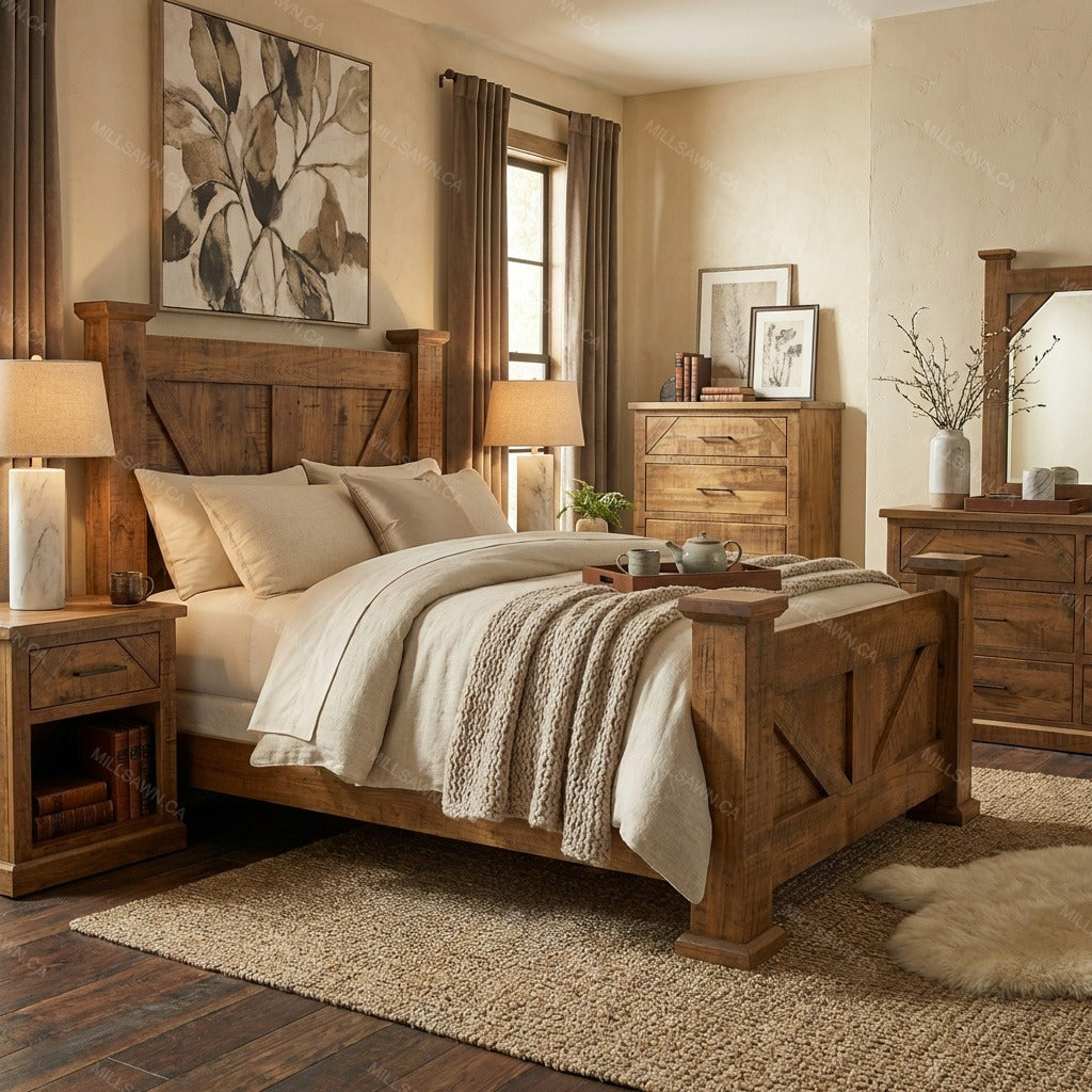 Cross Creek Solid Wood Bed