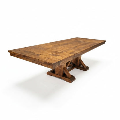 Cross Creek Wood Dining Table With End Leaves