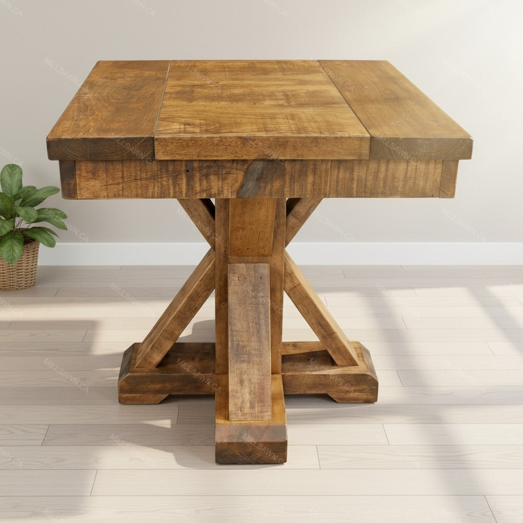Table d'appoint en bois massif Cross Creek