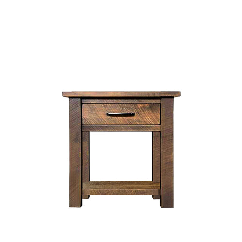 Crosswood Solid Wood End Table