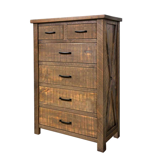 Crosswood Solid Wood Chest | High Boy