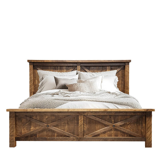 Crosswood Solid Wood Bed