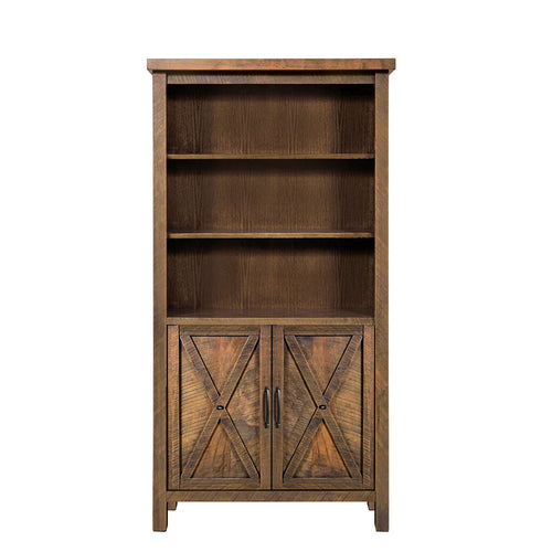 Crosswood Solid Wood Bookcase