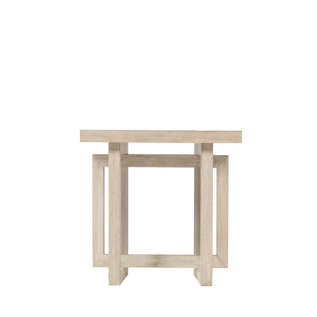 Table d'appoint en bois massif Byron