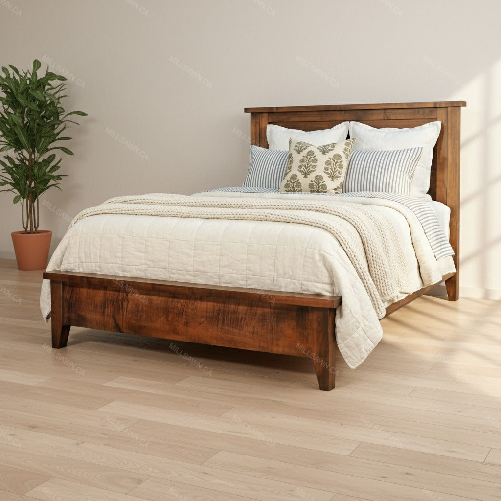 Farmhouse Solid Wood Bed