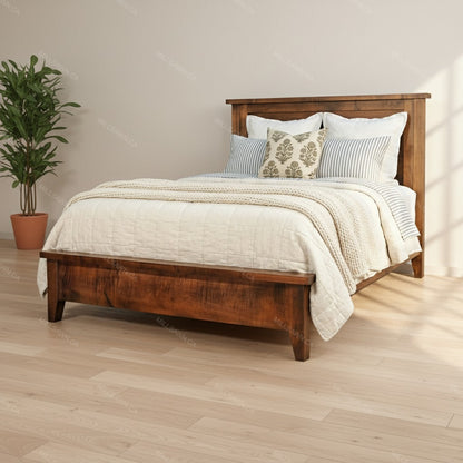 Farmhouse Solid Wood Bed