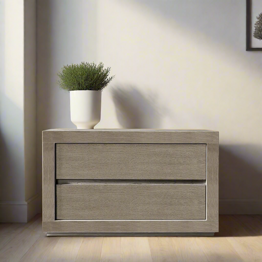 Florance Solid Wood Nightstand