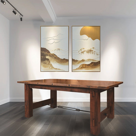 Folkart Solid Wood Dining Table