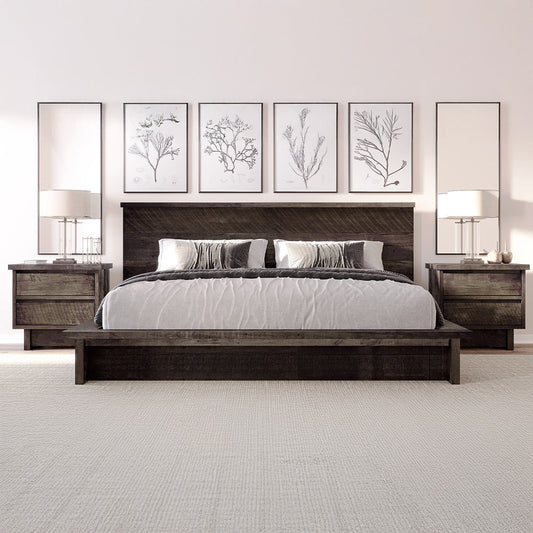 Gaia Solid Wood Platform Bed