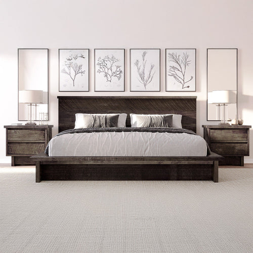 Gaia Solid Wood Platform Bed