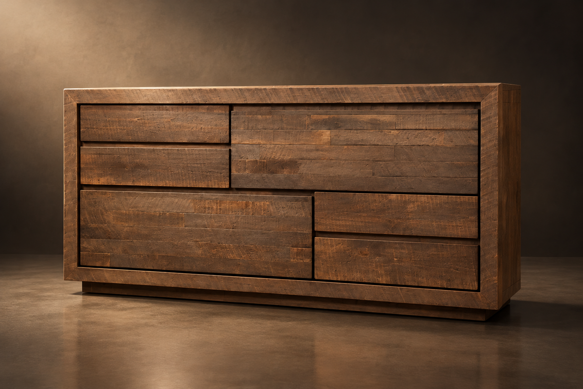 Commode en bois massif Greystone