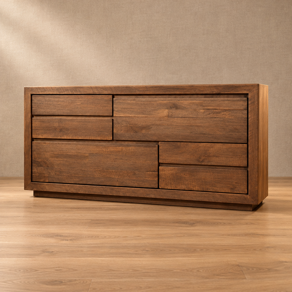 Commode en bois massif Greystone