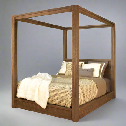 Greystone Solid Wood Canopy Bed