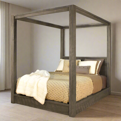 Greystone Solid Wood Canopy Bed