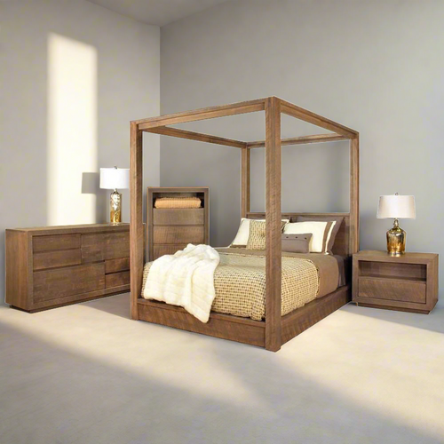 Greystone Solid Wood Canopy Bed