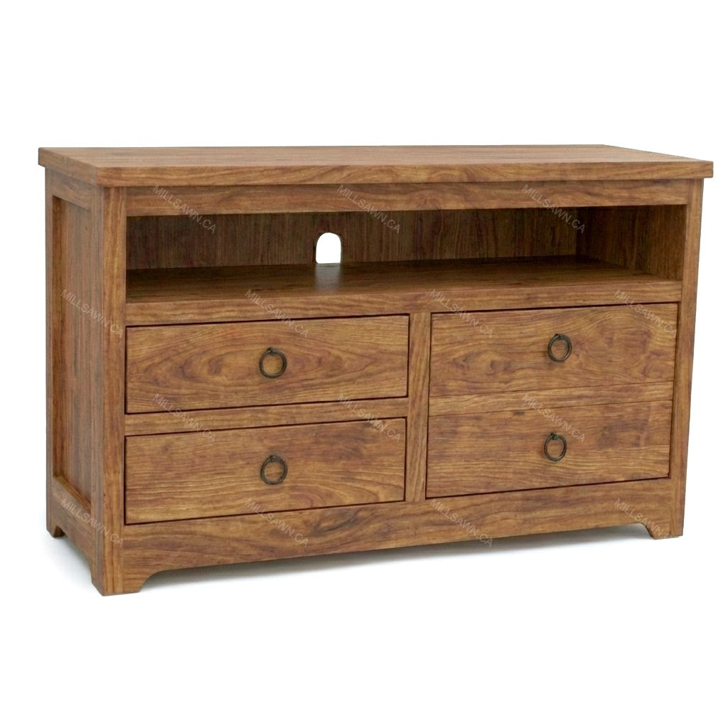Heritage Solid Wood Media Stand