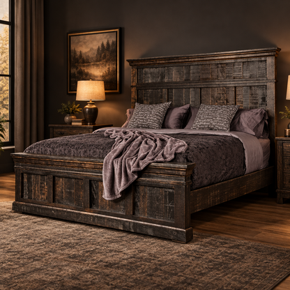 Keatsway Solid Wood Bed