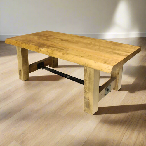 Benchmark Live Edge Solid Wood Coffee Table