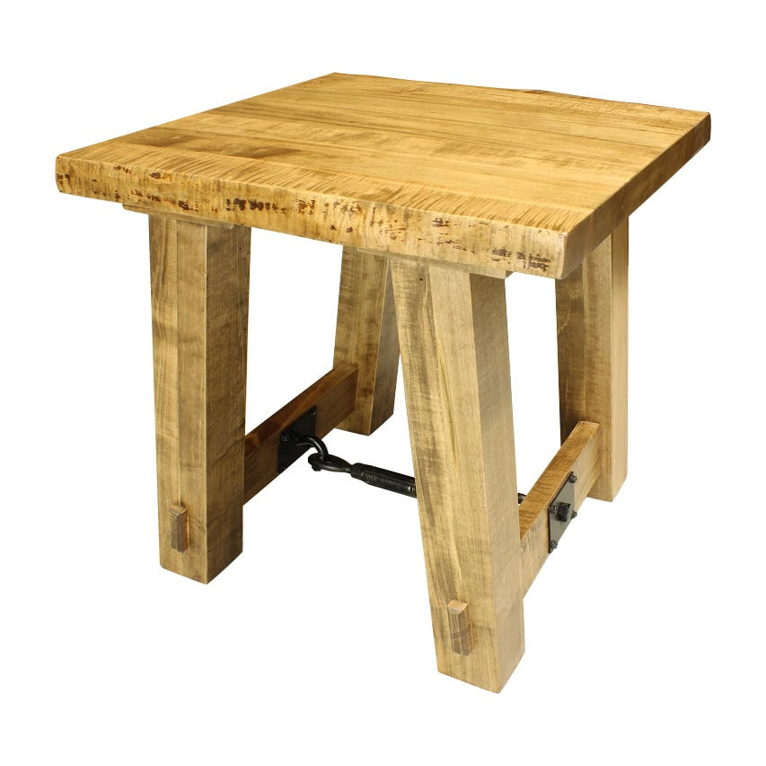 Table d'appoint Benchmark Live Edge en bois massif
