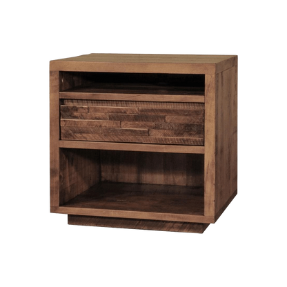 Ledge Rock Solid Wood 1 Drawer Nightstand