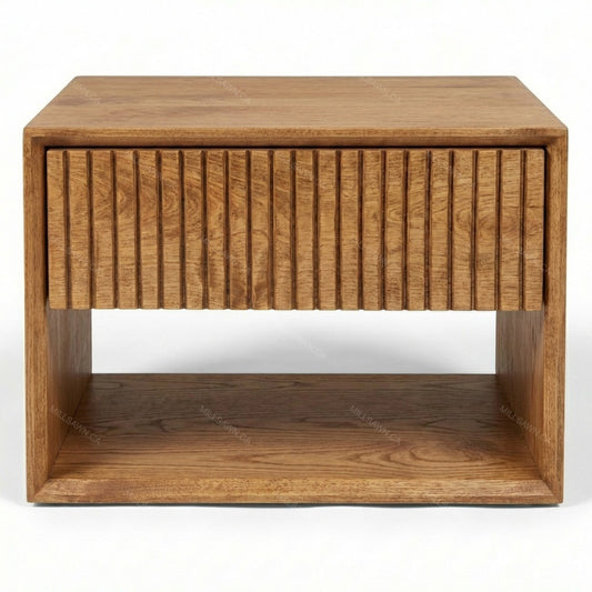 Lagom Solid Wood Nightstand