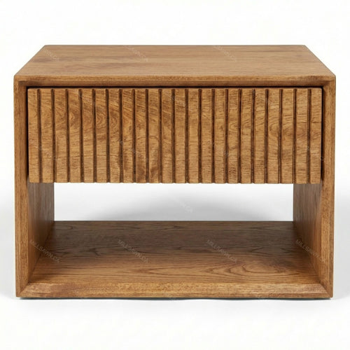 Table de chevet en bois massif Lagom
