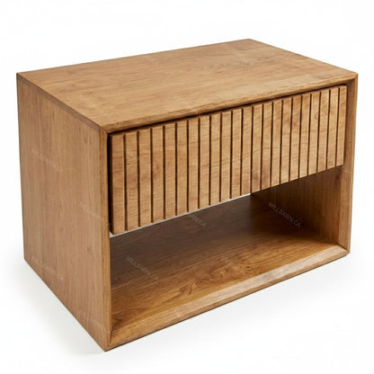 Table de chevet en bois massif Lagom