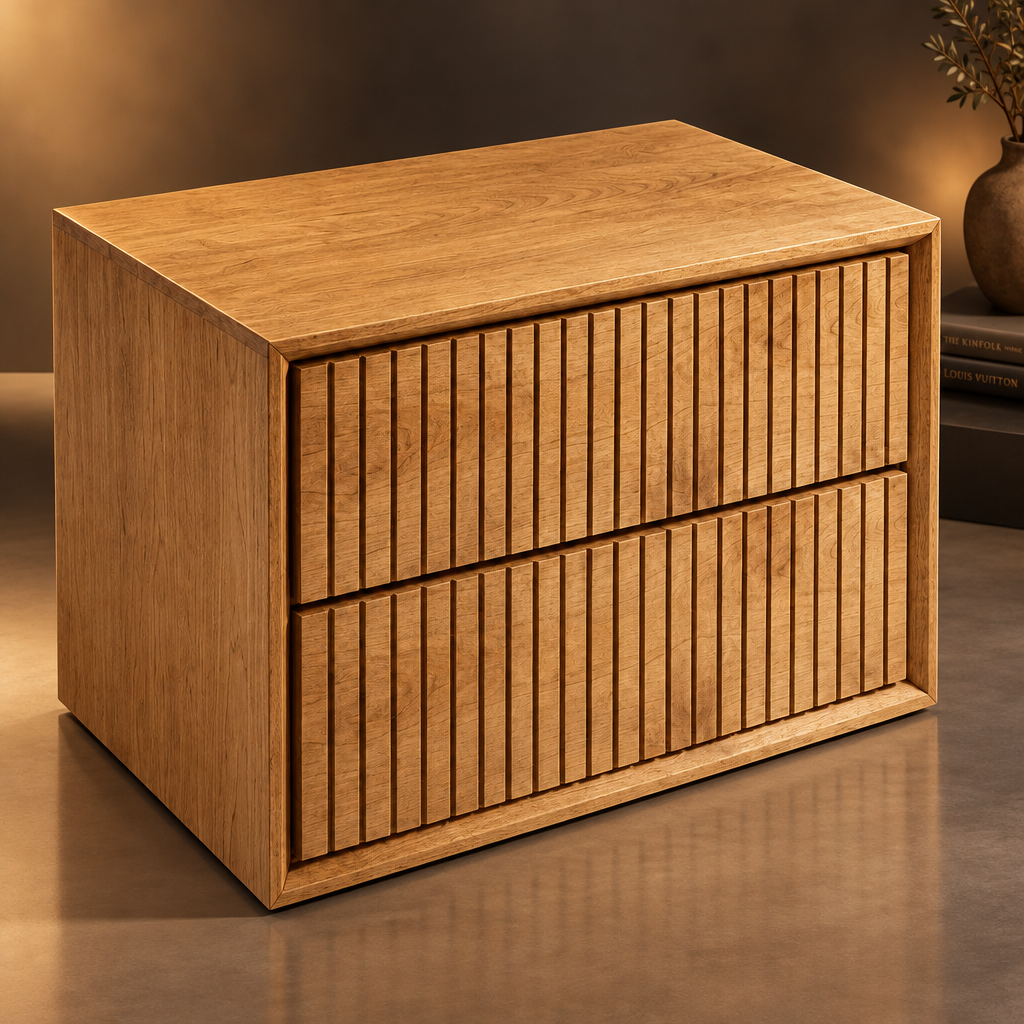 Lagom Solid Wood Nightstand