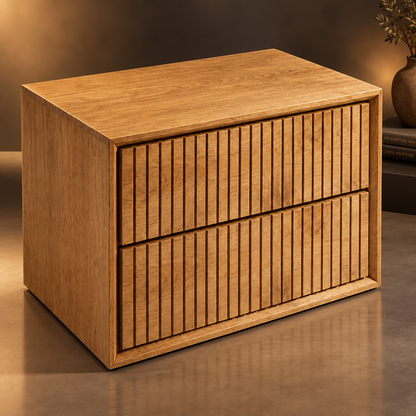 Lagom Solid Wood Nightstand