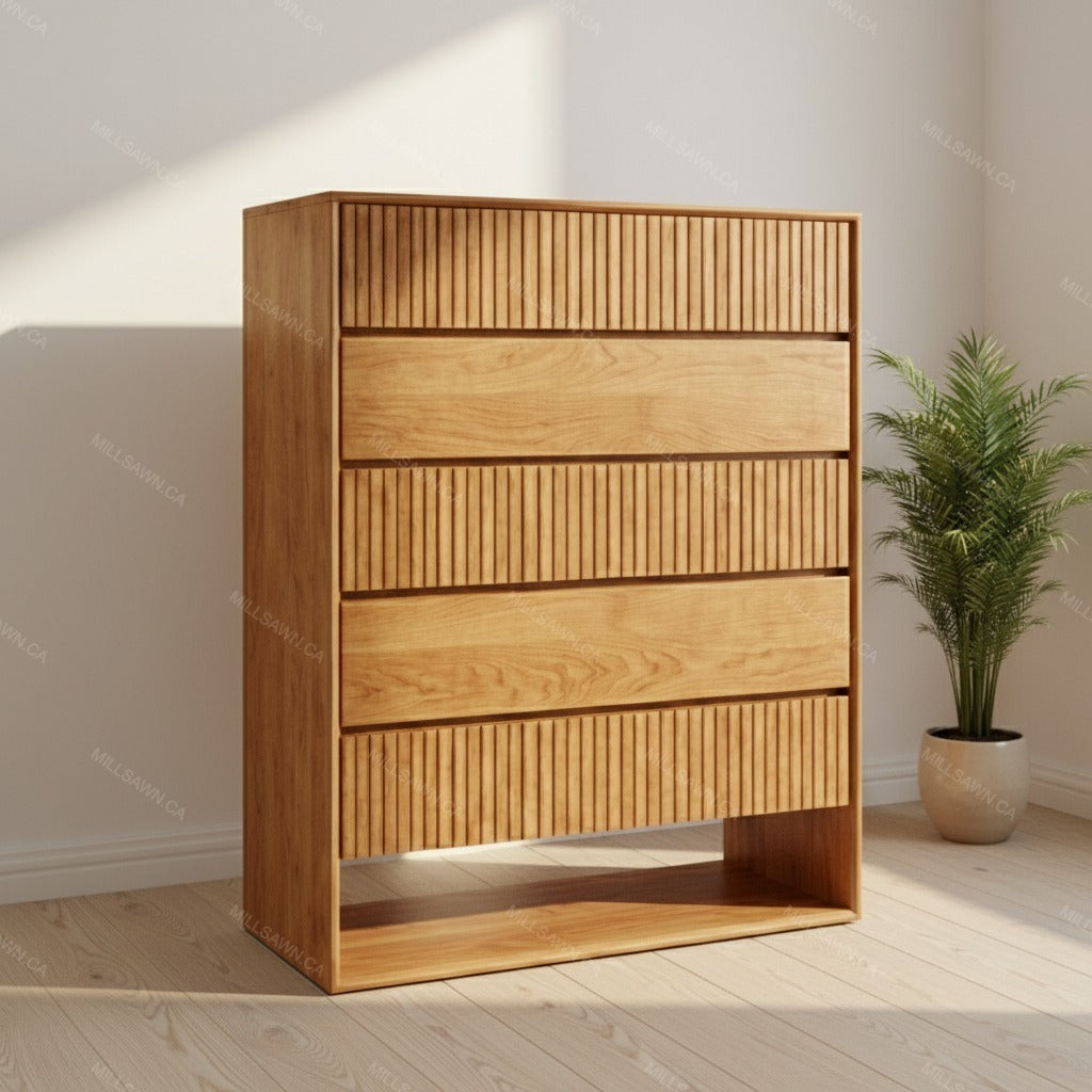 Coffre en bois massif Lagom