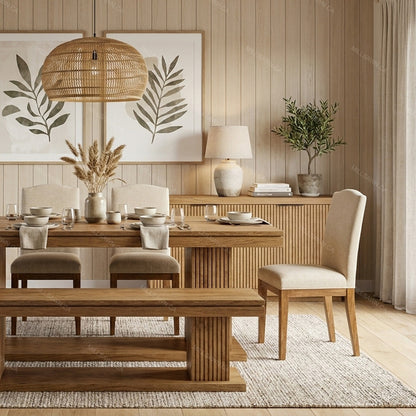 Lagom Solid Wood Dining Table
