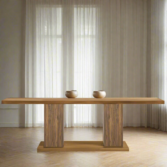 Luxe Solid Wood Dining Table