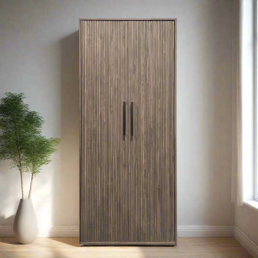 Luxe Solid Wood Wall Cabinet