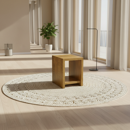 Luxora Solid Wood End Table