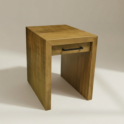 Luxora Solid Wood End Table W/ Drawer