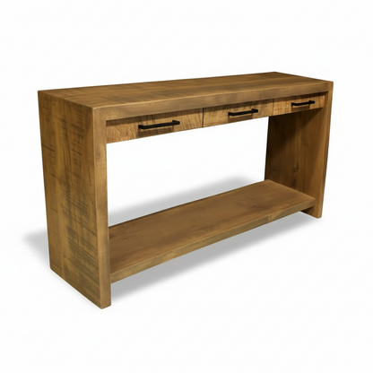 Luxora Solid Wood Sofa Table W/ Drawers