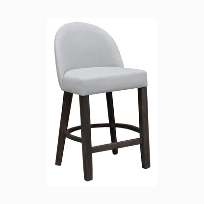 Manny Upholstered Solid Wood Bar Chair