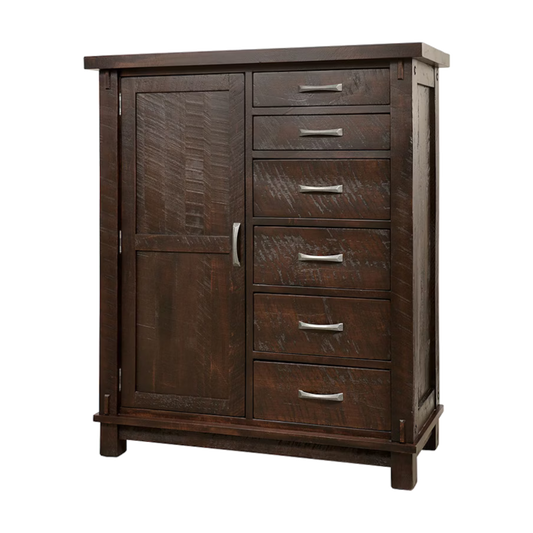 Coffre d'homme en bois