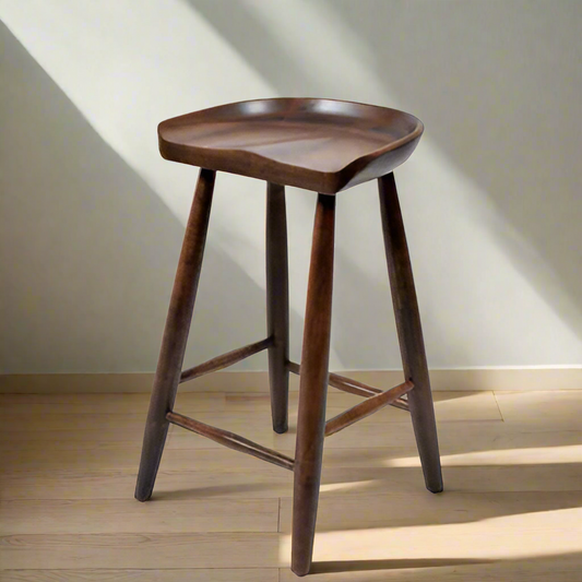 Massey Solid Wood Bar Stool