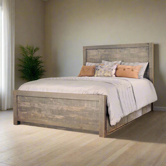 Meta Sequoia Solid Wood Bed With Storage