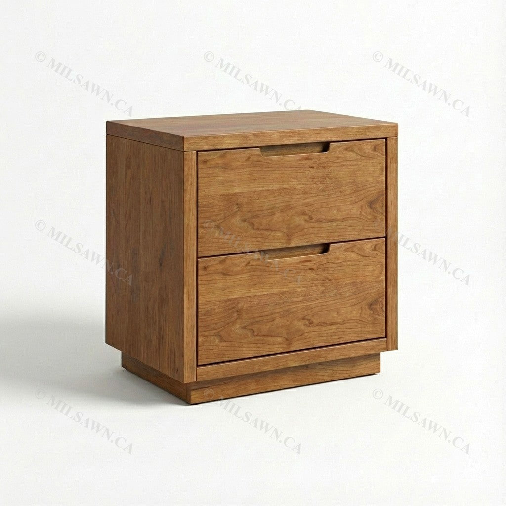 Table de chevet en bois massif Byron