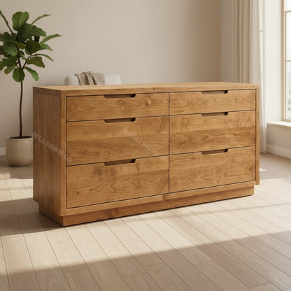Milan Solid Wood Dresser