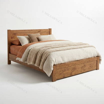 Lit plateforme en bois massif Byron