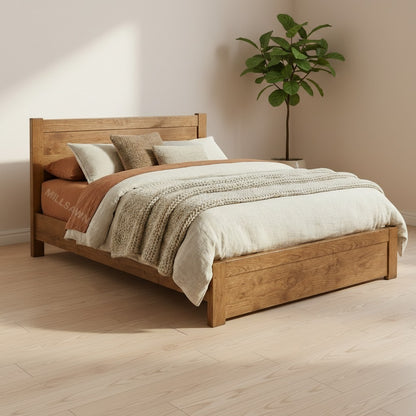 Lit plateforme en bois massif Byron