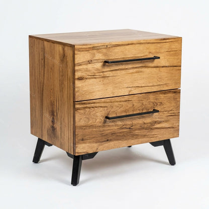 Cane Solid Wood Nightstand